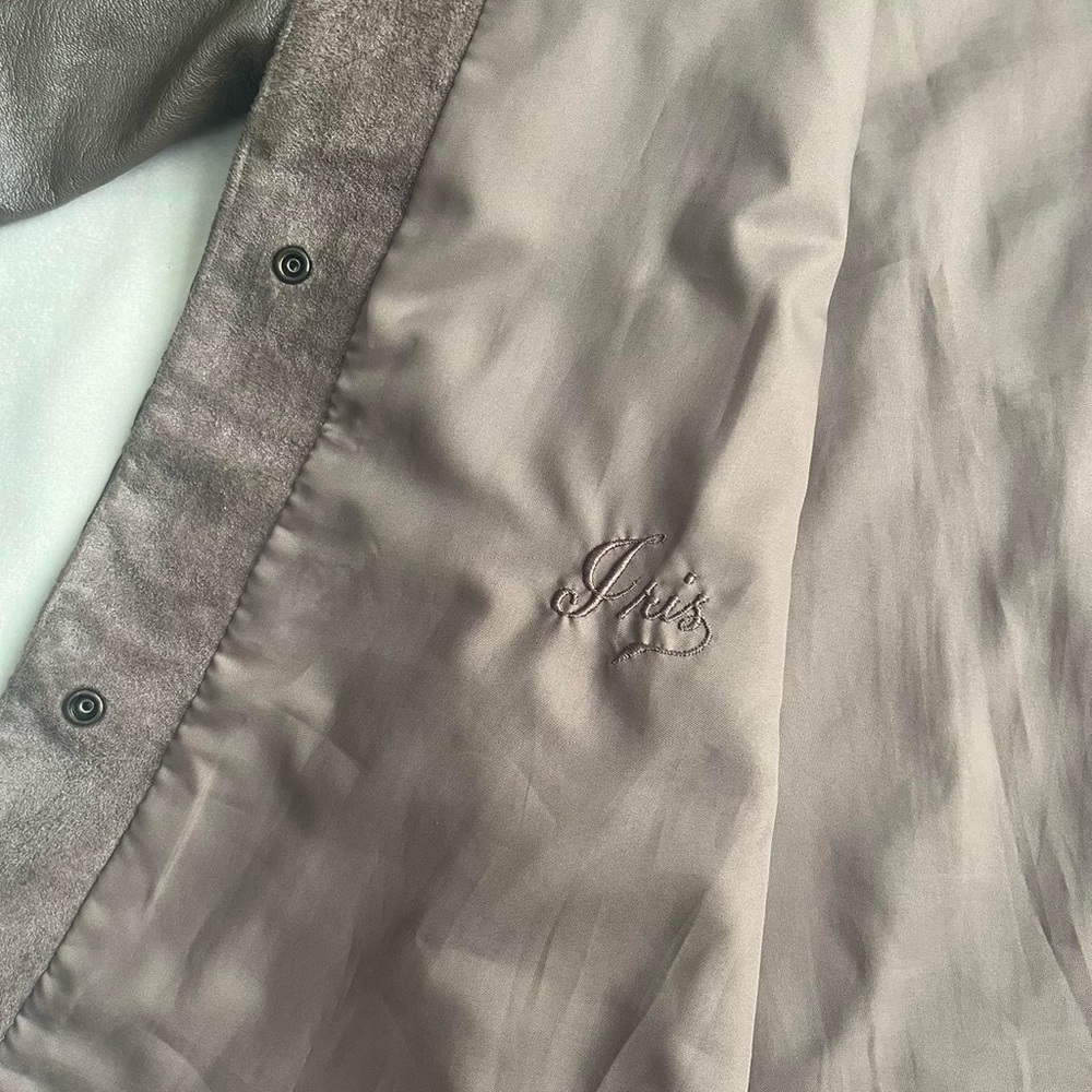 Western Patchwork Brown Suede Bomber Jacket - image 6